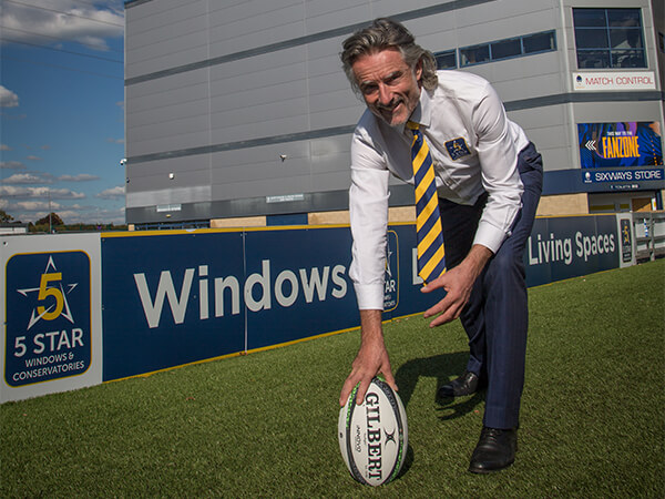 5 Star sponsorship of Worcester Warriors