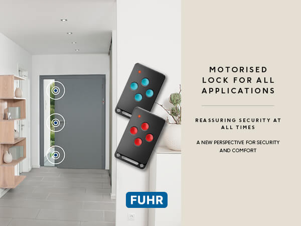 Fuzion motorised lock from Fuhr flyer