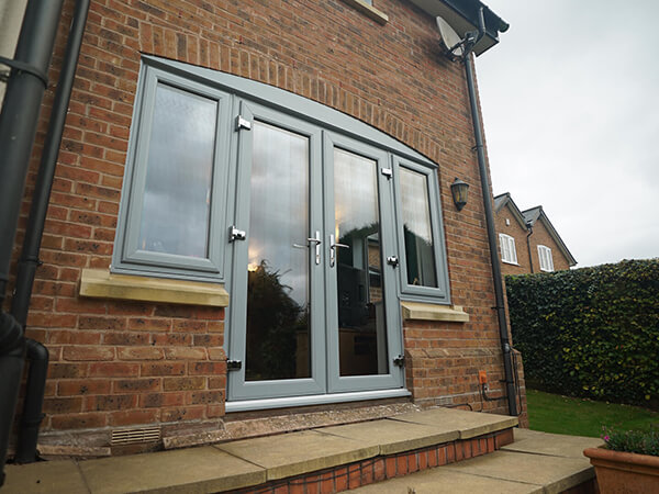 Hazy Grey Extreme UPVC Patio Doors