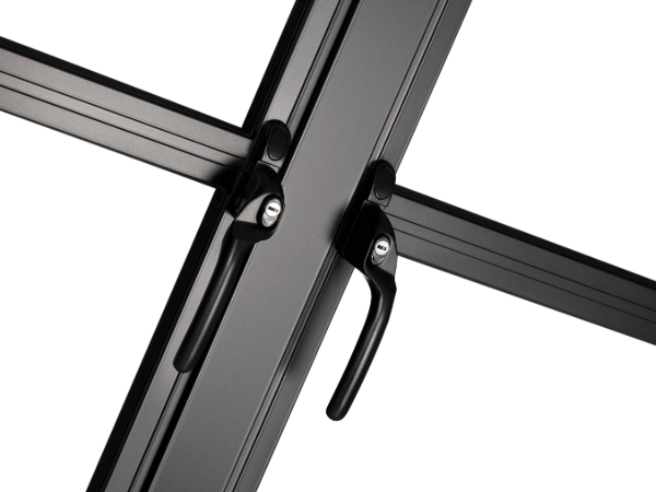 Replacement Windows in Bridgnorth example W-70 Soho Casement Window handle detail closed