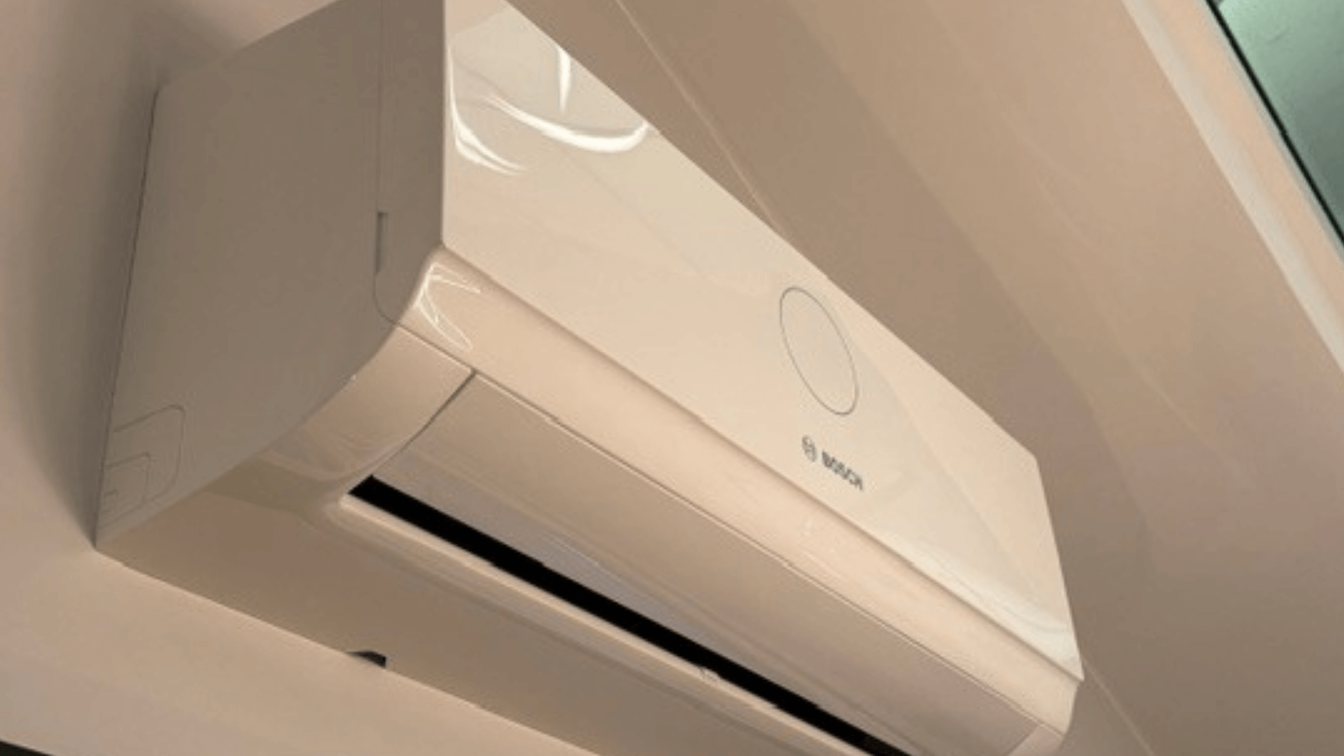 Worcester Bosch air conditioning unit inside a hup - inner