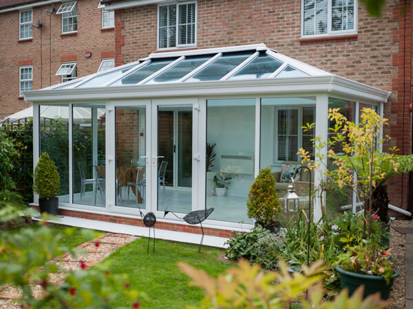 Glass to Floor Conservatory