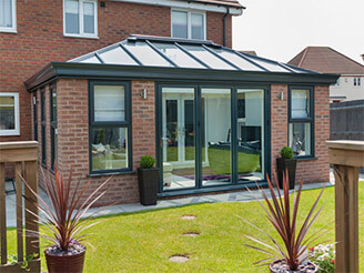 Grey Conservatory Living Space