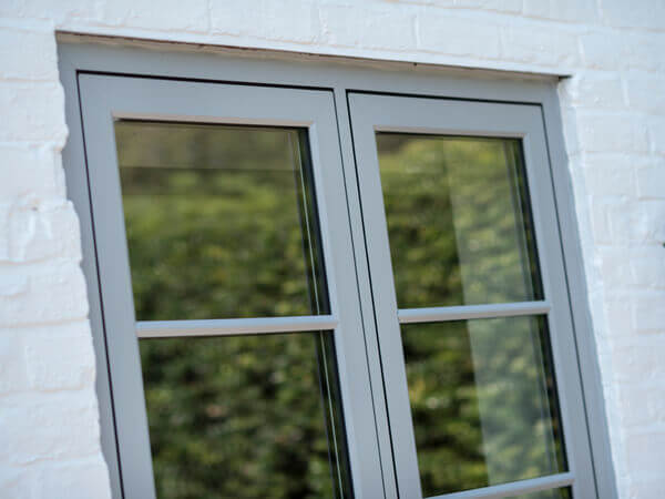 Replacement Windows in Tenbury Wells include this grey Envisage Flush Windows