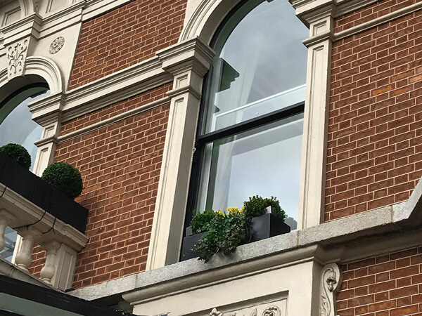 Secondary Glazing Fitted to Grey Sliding Sash Window